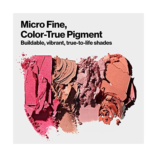 Revlon Powder Blush Face Makeup, High Impact Buildable Color, Lightweight & Smooth Finish, 006 Naughty Nude, 0.17 Oz