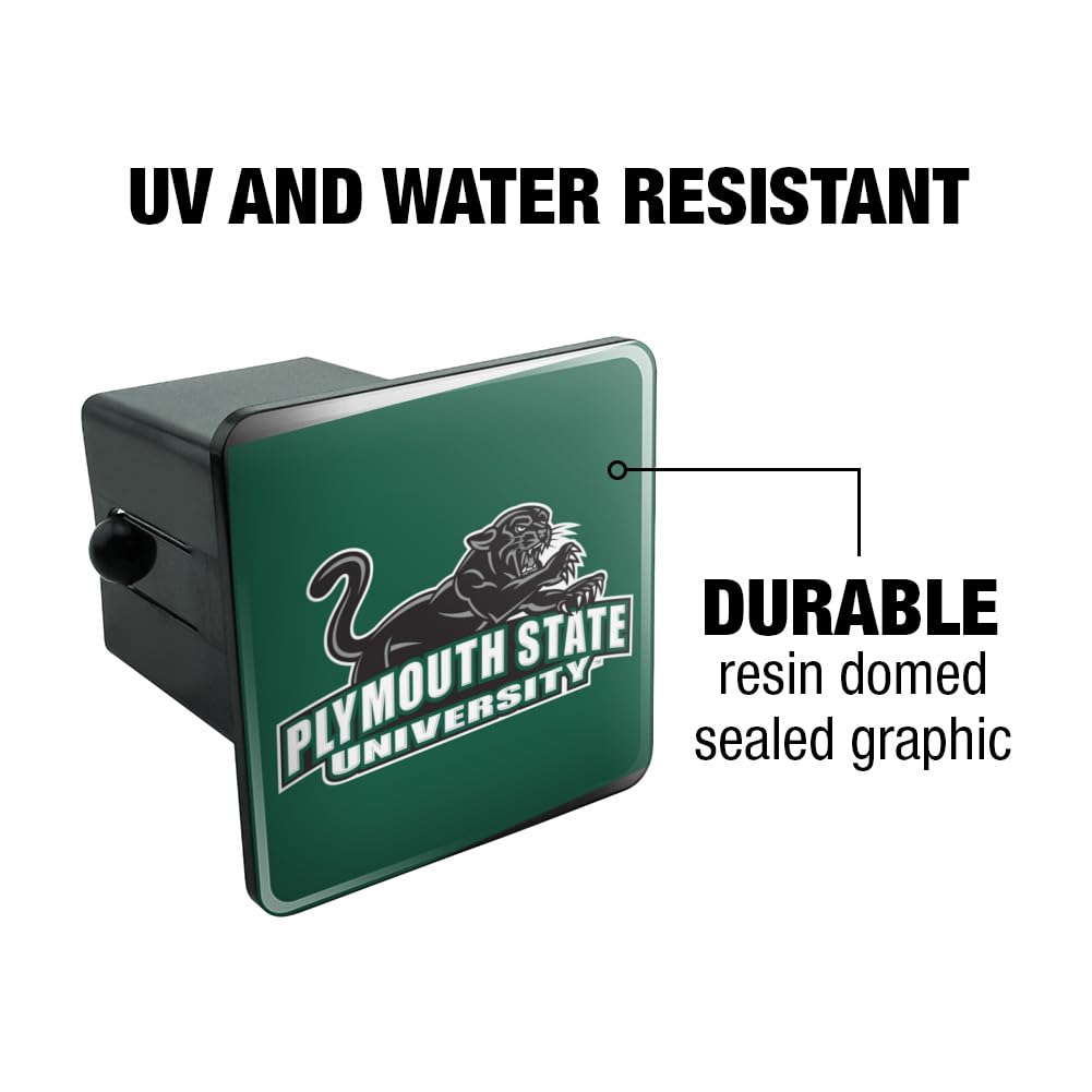 Graphics & More Plymouth State University Primary Logo Tow Trailer Hitch Cover Plug Insert 2