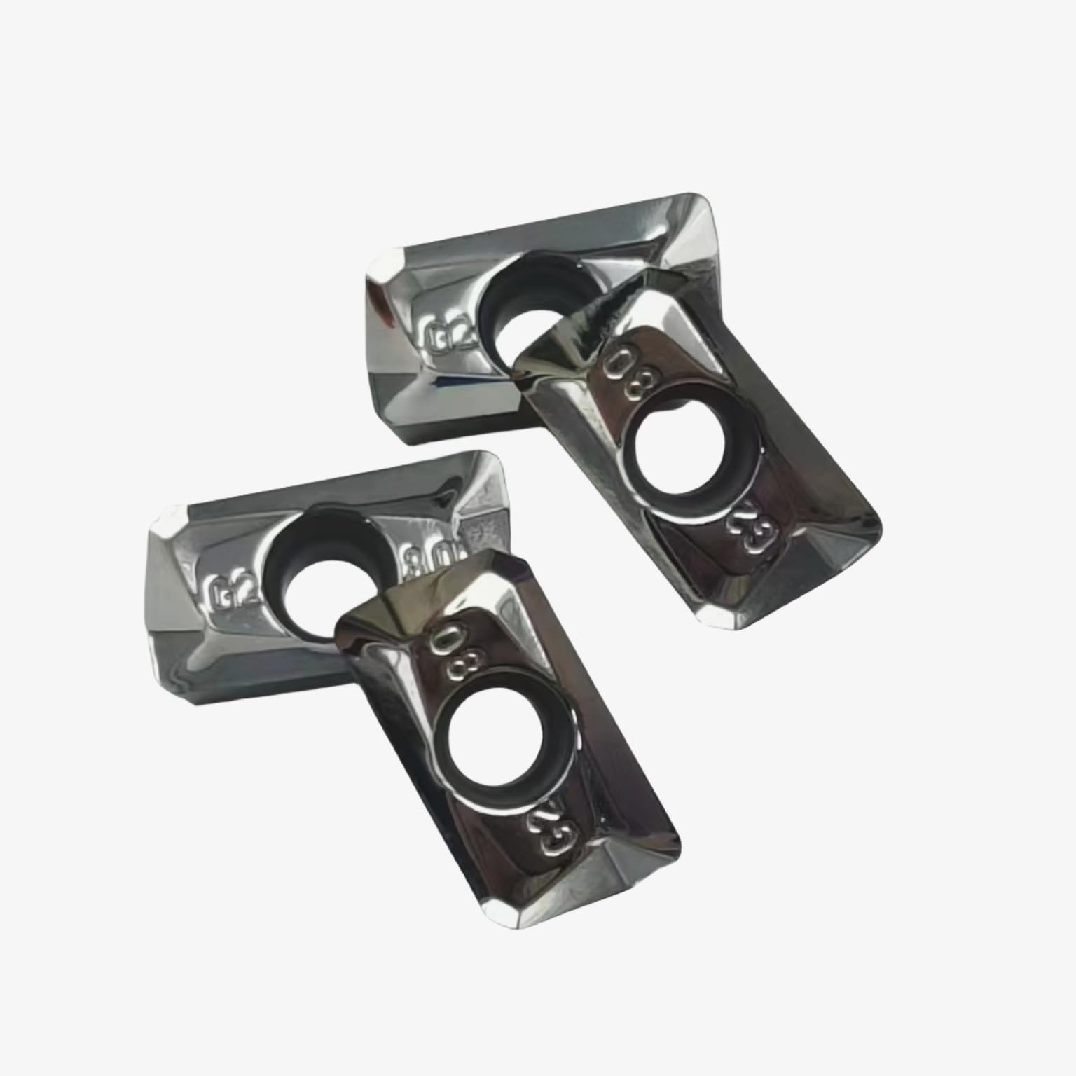 10 cuchillas de corte de aluminio APKT1135PDFR-MA H01 for fresadora CNC APKT1135