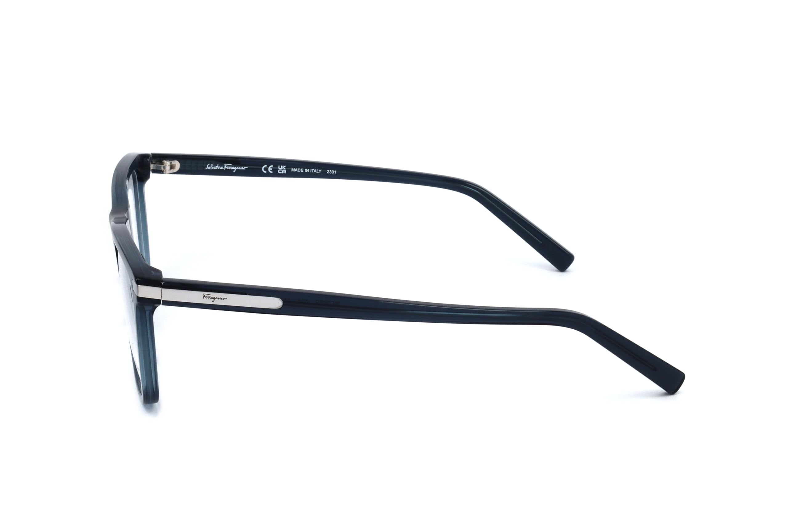 Gafas de Vista FERRAGAMO SF2959 414 CRYSTAL NAVY BLUE 55/18/145 Hombre
