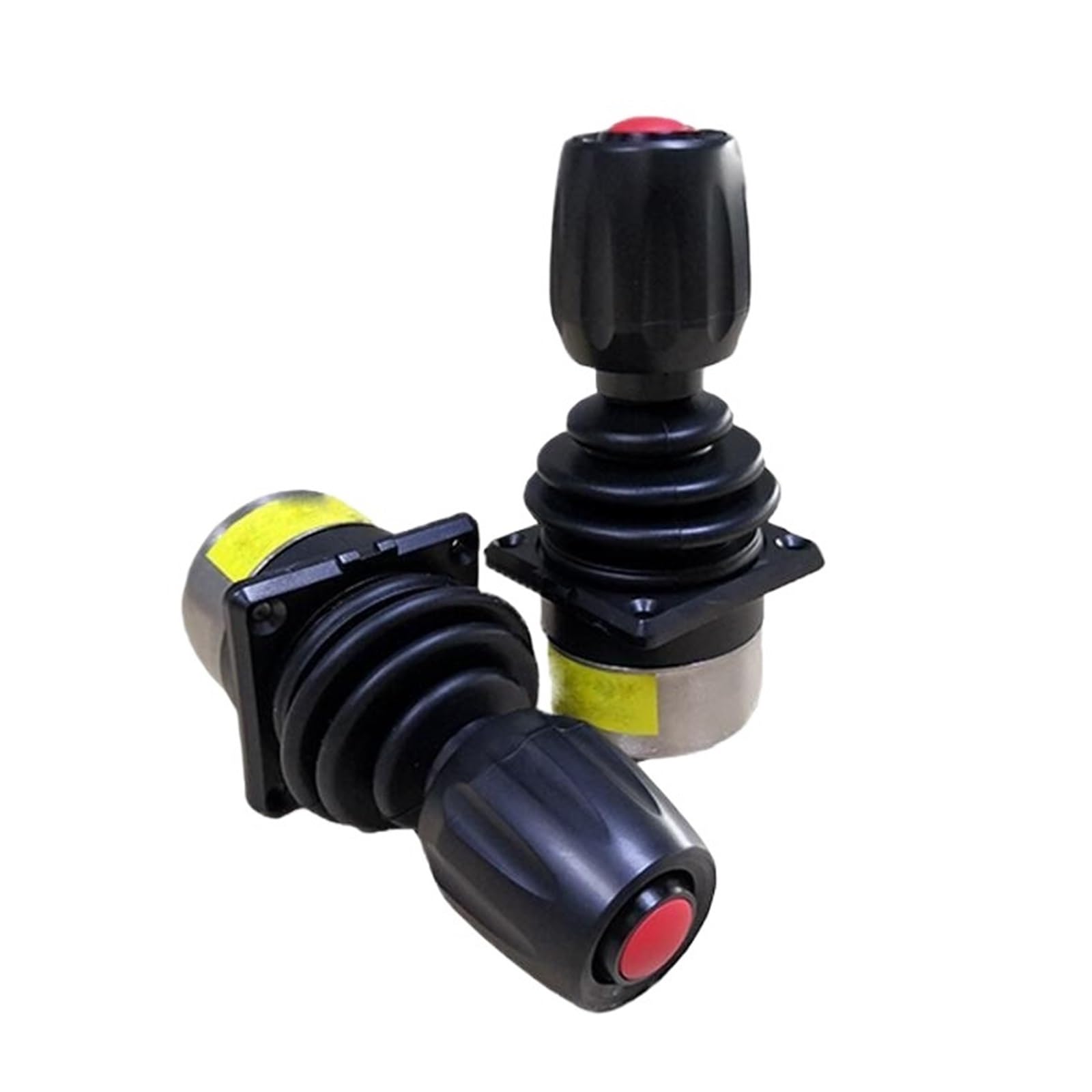 DMETE Controlador de palanca de mando Equipo de automatización de joystick industrial de tres ejes SMC35B3G Control eléctrico Mango de límite circular Maniobras seguras(Nero,DC5V output 0-5V)
