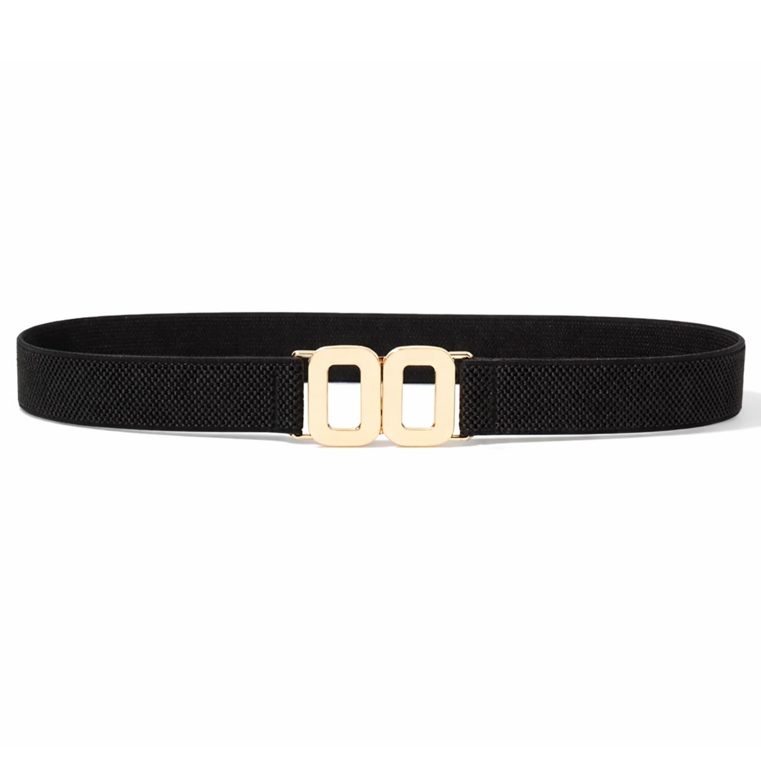 syga Stretchable Stylish Elastic Waist Belts With Double-Square Buckle-picture-45