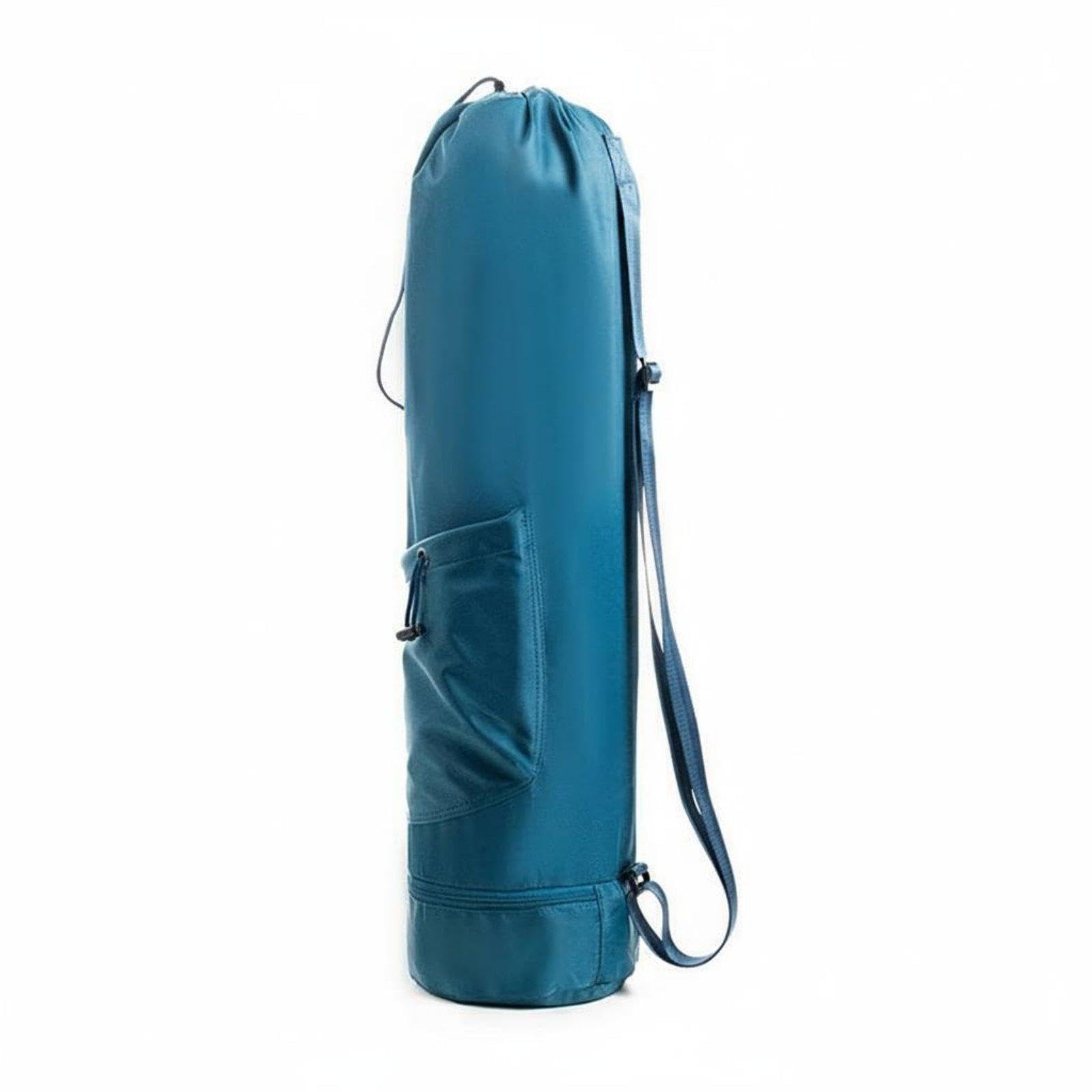 Exercise mat Carrying Bag Multiple Pockets Exercise Mat Storage Bag Large Capacity Sports Accessory for Yogis, Pilates Enthusiasts, Gym, Travel Blue-image-10
