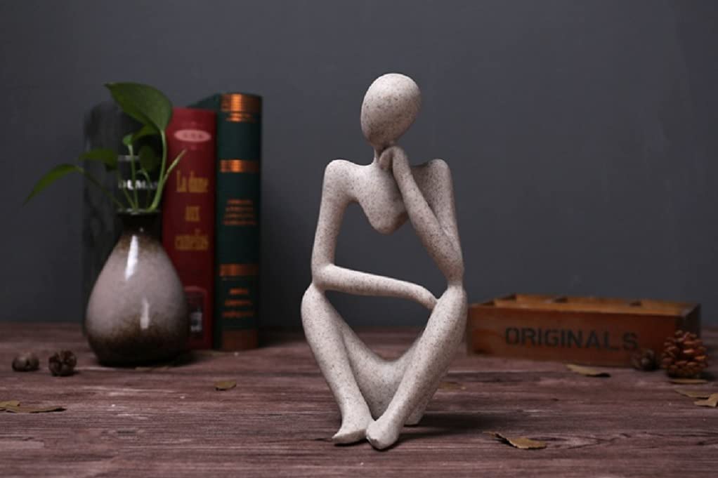 Amazon.co.jp: 考える人 オブジェ インテリア 北欧 おしゃれ 雑貨