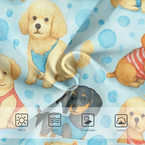 Cute Cartoon Dogs Blue Toddler Girls Underwear 2t Cotton Panties for Girl Artistic Briefs Kids Undies3