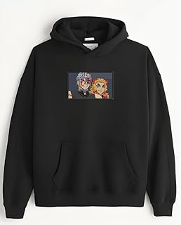 هودي او تي شيرت او سترة او شنطة توت نيزوكو اينوسوكي تانجيرو / تطريز ديمون تطريز نيزوكو تانجيرو زيسو تي شيرت او هودي سويتر توتي باج 76 تنجين (XXL ابيض هودي)، قطن