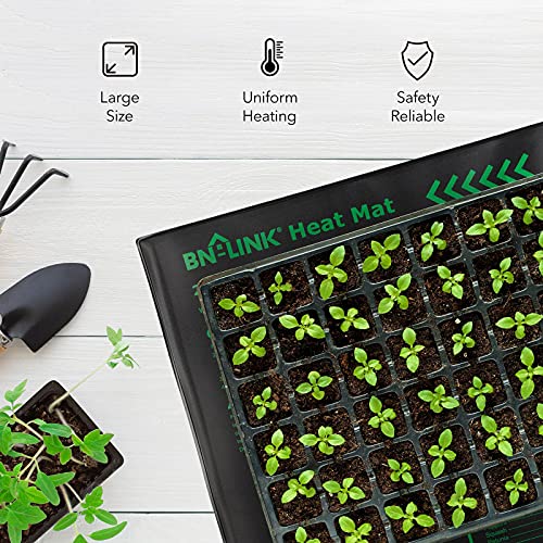 Image of BN-LINK 20 inch x 20.75 inch Seedling Heat Mat for Seed Starting Plants Germination