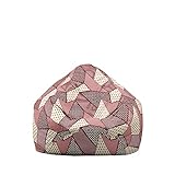 Hiseng 3DMarmor Sitzsack Bezug Ohne Füllung, Sitzsack Kuscheltiere Aufbewahren für Kinder Erwachsene Waschbar Sitzsäcke Oder als Sofa Sessel Sitting Point (Punkte,80x90cm)