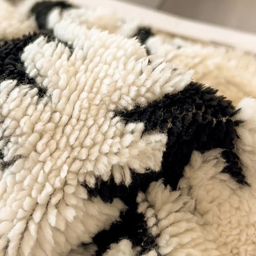 Couverture en Jacquard Géométrique pour Soirées Cocooning Lit