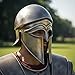 Greek Hoplite Full Body Armor - Corinthian Helmet,Muscle Cuirass,Greek Shield – Fully Wearable Cosplay Armor Costume for Medieval Reenactments & Display