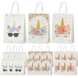 ♚ [amplia aplicación] aplicable a la bolsa de regalo de cumpleaños, bolsa de dulces, bolsa de regalo de fiesta, bolsa de adorno, etc. se puede utilizar en la fiesta de tema unicornio, como fiesta de cumpleaños, fiesta de baño de bebé, día de San Valentín, Acción de gracias, día del niño, Navidad, Halloween, fiesta de carnaval, boda, ceremonia, actuación, aniversario, etc.