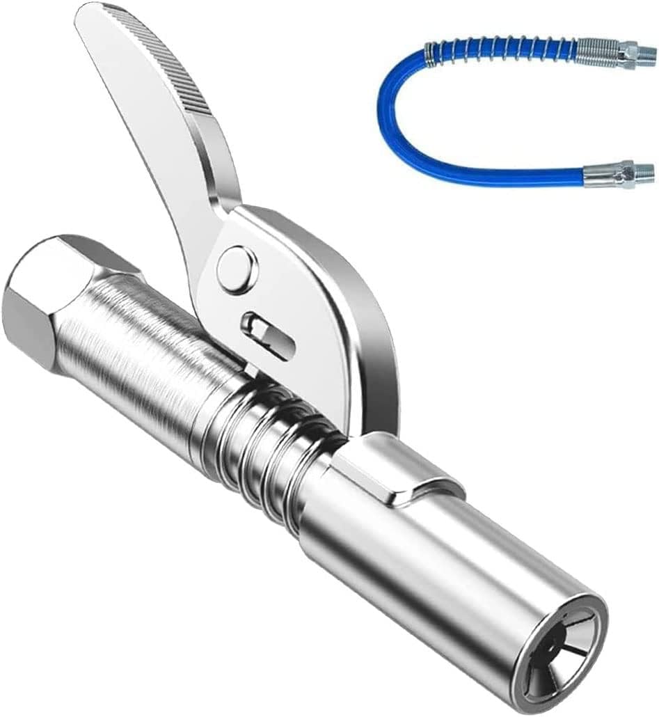 Grease Gun Coupler, Strong Lock on Greases Gun Couplers, 12000 PSI