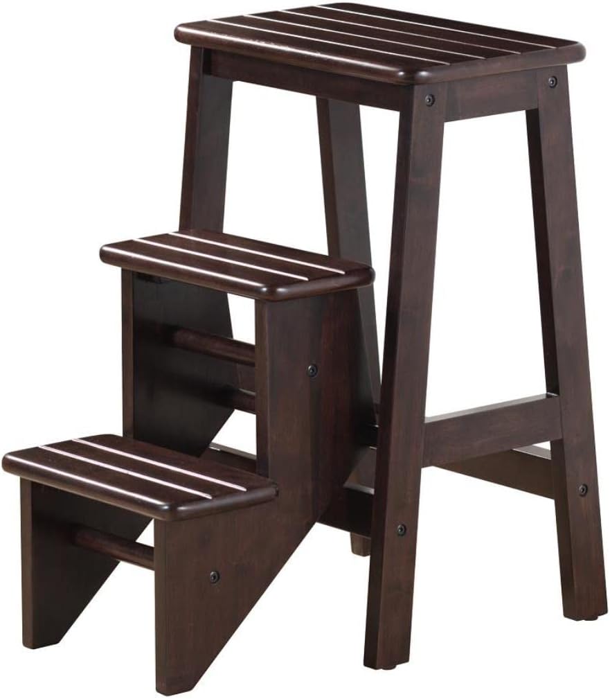 Boraam Step Stool, 24-Inch, Cappuccino
