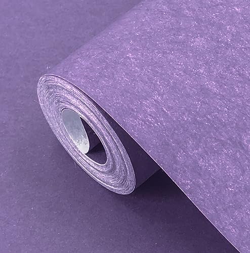 Papel pintado morado grueso no tejido para sala de estar y dormitorio, papel tapiz de fondo de fibra larga