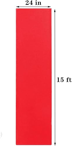 Miniatura 3 de YADI Alfombra blanca para pasillo de boda de 24 x 15 pies, alfombra blanca para interiores y exteriores, decoración de graduación