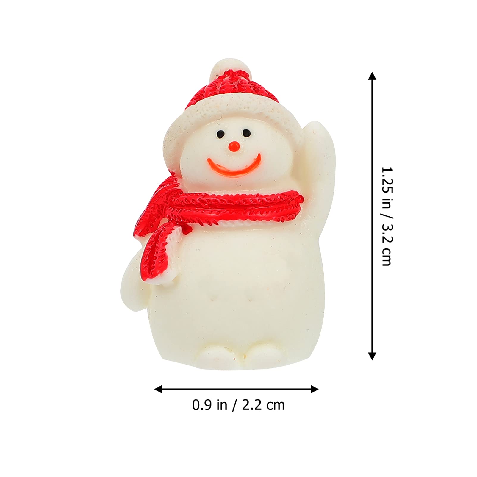 ミニ樹脂　クリスマス　オーナメント　雪だるま　ミニチュア　装飾　水槽　水族館 Amazon.co.jp: 5 個のミニ樹脂クリスマスオーナメント雪だるま