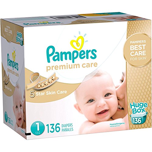 pampers premium care size 1 136 count