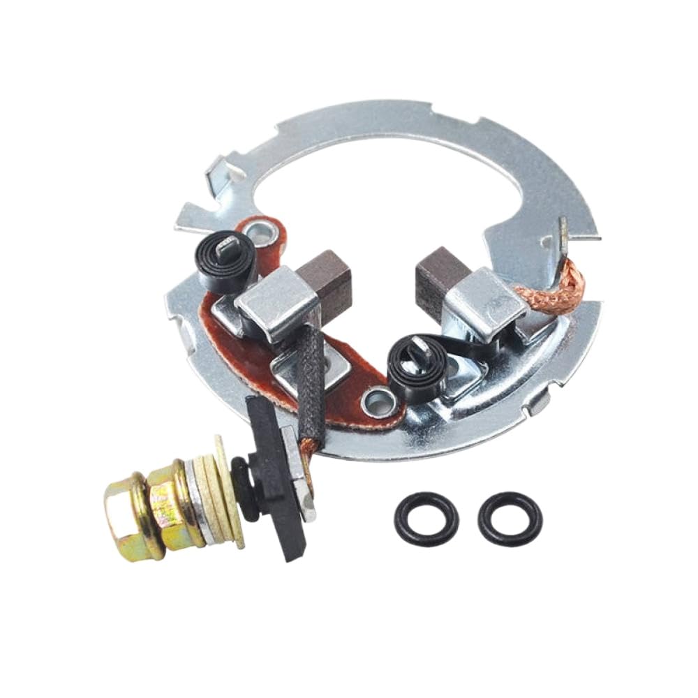 Starter Motor Brush Plate Repair Kit Compatible with Nighthawk 250 CB400F CBR600 RVF750R TRX250 TRX300 TRX400 XR650L Motorcycle Rebuild Parts