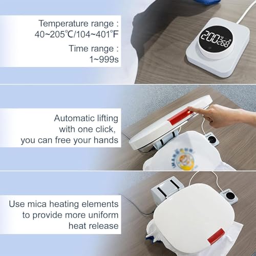 Máquina de planchado térmico automática para camisetas miniatura 6