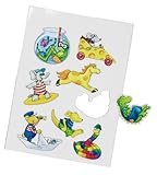 1 Bogen mit 8 flachen Magneten