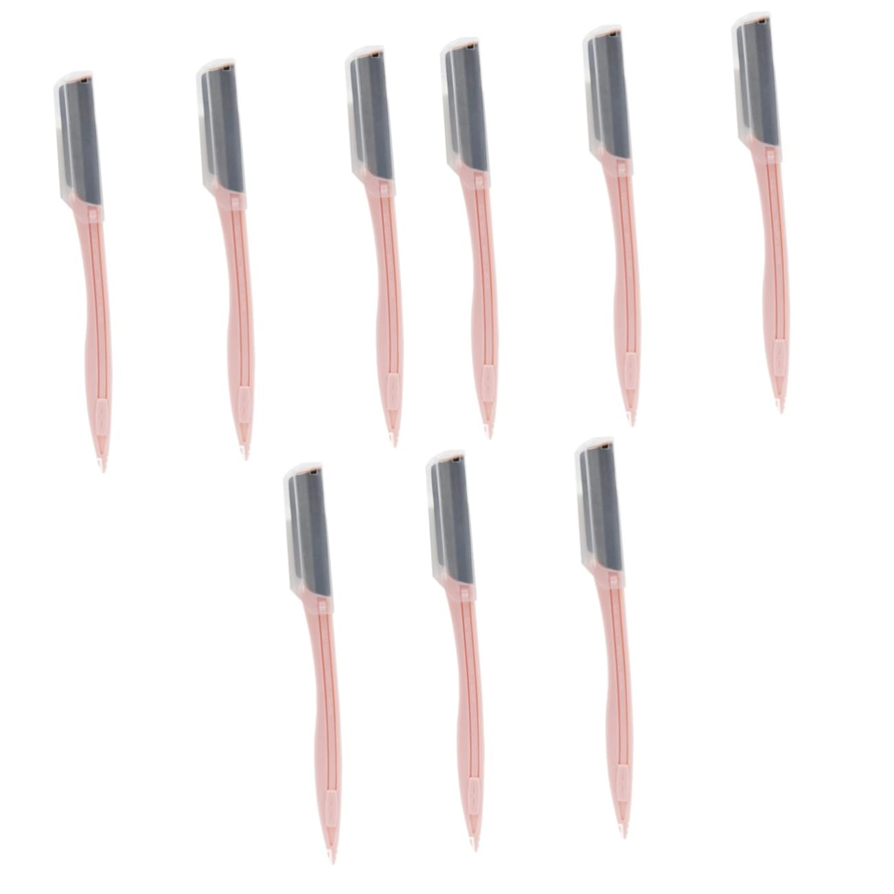 FOMIYES 3sets Stainless Steel Eyebrow Razor Compact Easy to Use Makeup Tool Kit for Women Girls Perfect for 3pcs*3