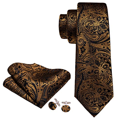 Ailisus Men's Suit Vest Paisley Formal Classic V-Neck Waistcoats Set With Tie Pocket Square Cufflinks Christmas Party #TOP7