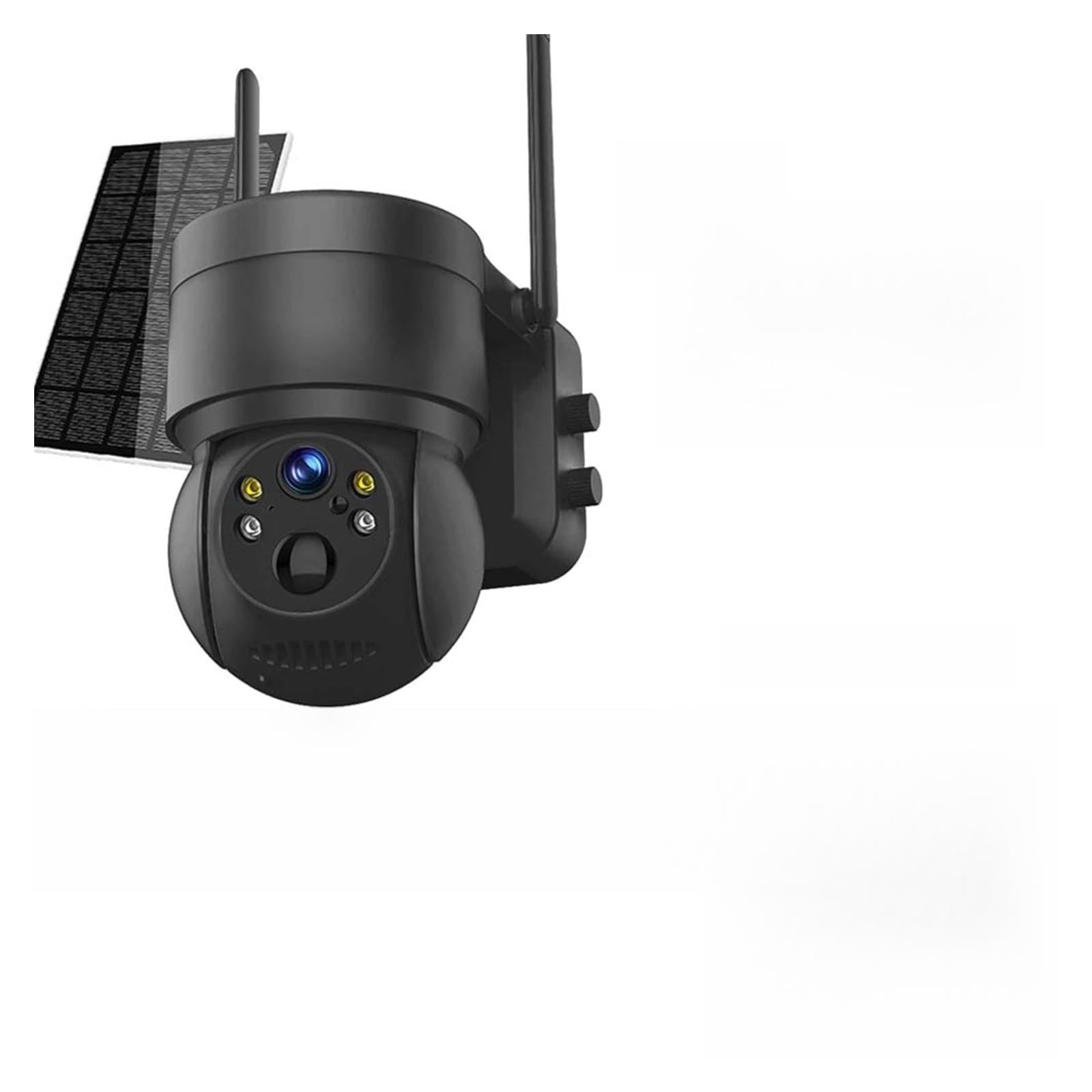 Camera Surveillance 4MP HD Solar Camera PTZ Outdoor Wireless Security Camera Battery Long Standby CCTV IP Cam Video Surveillance Cameras(4MP Black Add 128G)