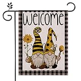 Eiazuiks Summer Garden Flag Floral Spring Double Sided Vertical Rustic Farmhouse Yard Seasonal Holid