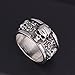 EVBEA Mens Skull Band Big Cool Biker Skull Face Motorcycle University Rings(11)