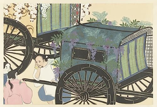 Impression d'affiches Glycine Kamisaka Sekka sur toile premium