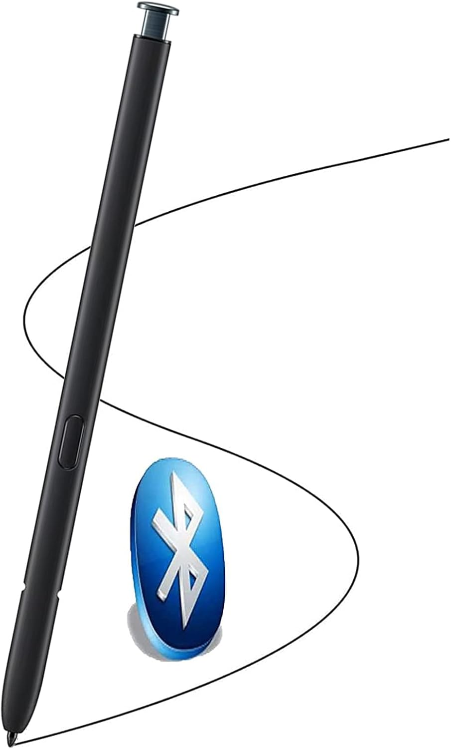 Galaxy S22 Ultra Pen with Bluetooth for Samsung Galaxy S22 Ultra 5G Stylus Pen Replacement with Remote Control for Samsung Galaxy S22 Ultra S Pen, Phantom Black