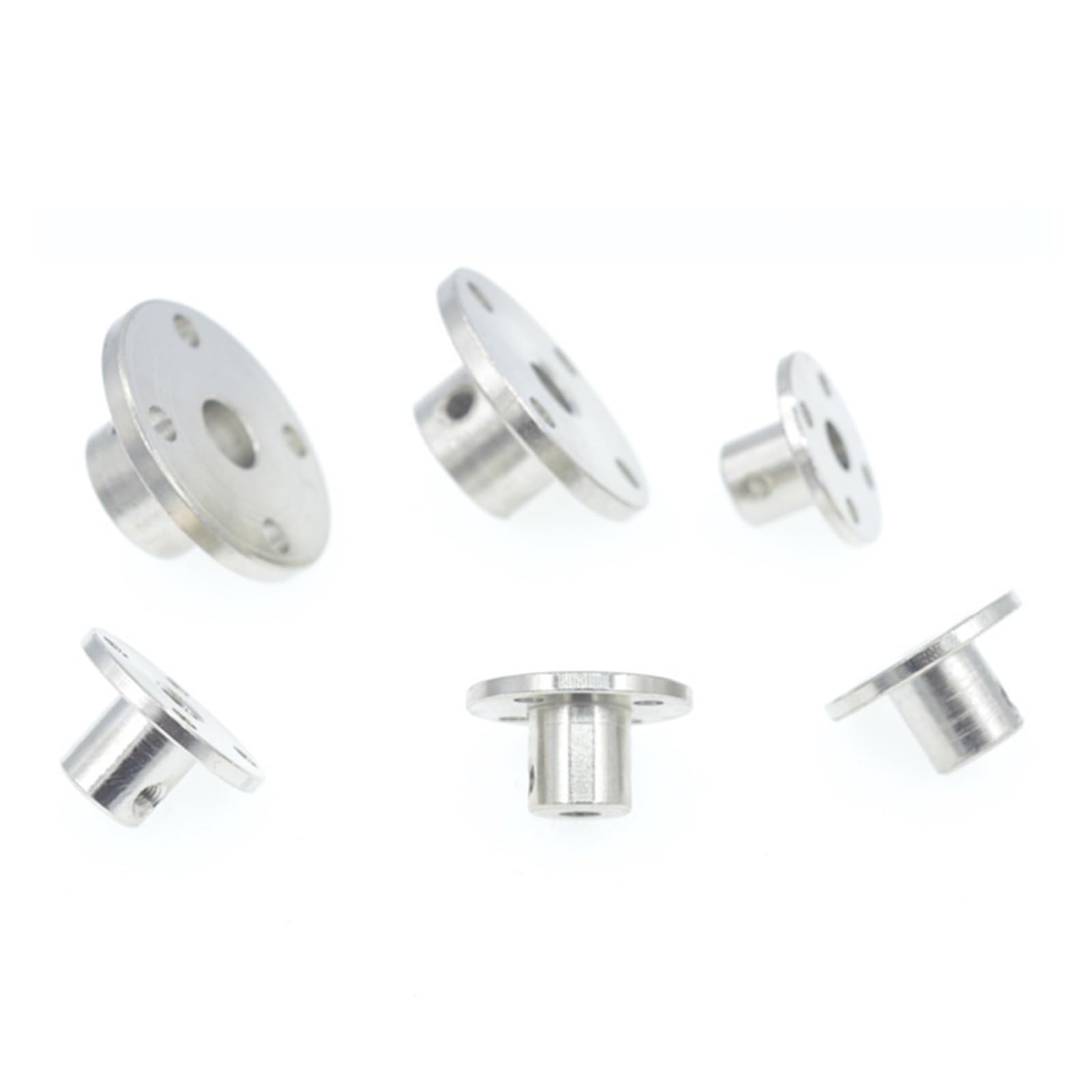 accoppiamento flangia in alluminio, Giunto albero motore con flangia rigida di diverse dimensioni(8mm)