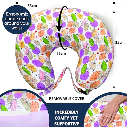 Image of VParents Baby Breast Feeding Pillow, Nursing Pillow, Maternity Feeding Pillow for Mother and New Born Baby (Chunky)