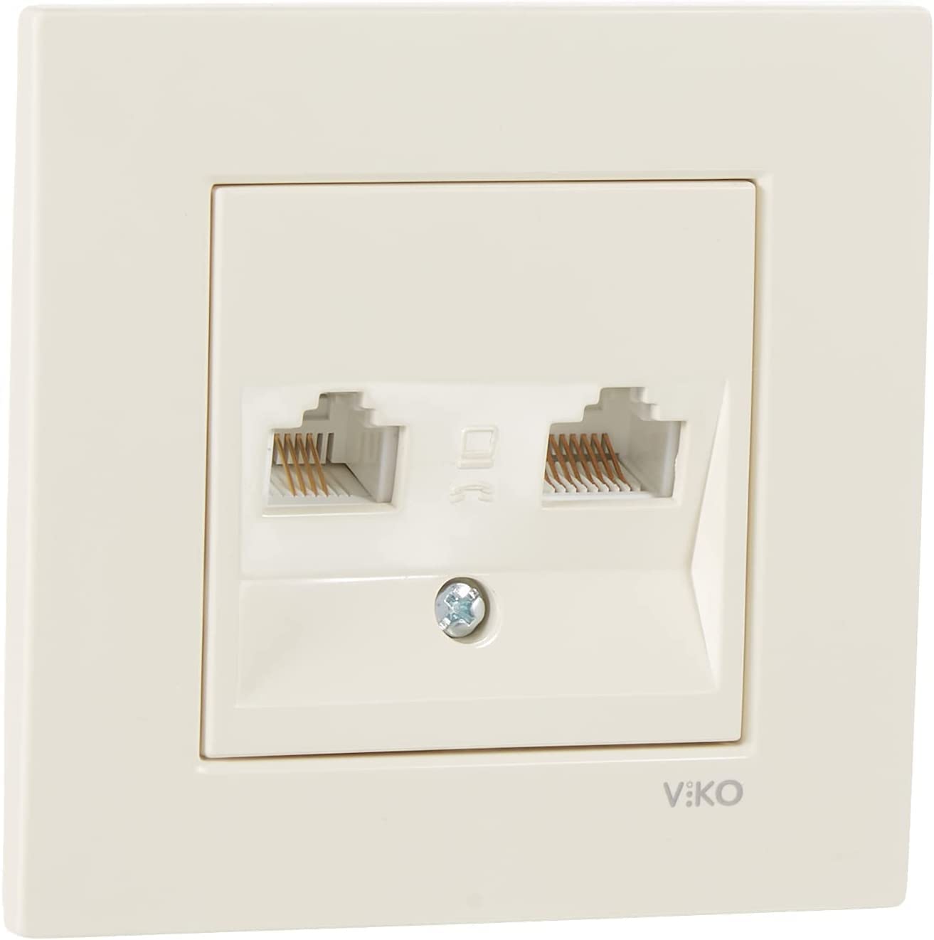 Viko Karre Krem DataNümeris Cat6Cat3 A.Opp