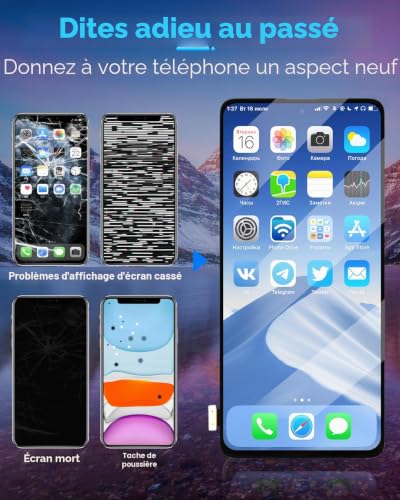 Écran pour Samsung Note 10 Lite noir OLED solution tactile bloqué et afficheur brisé - 5