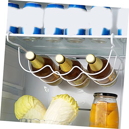 Soporte de hierro para botellas, organizador para refrigerador miniatura 7