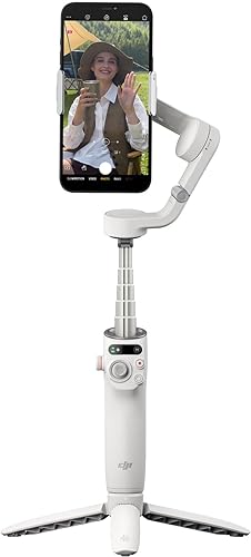 Miniatura 7 de DJI Osmo Mobile 6 estabilizador de cardán para teléfonos inteligentes gris platino, estabilización de 3 ejes, barra de extensión integrada,