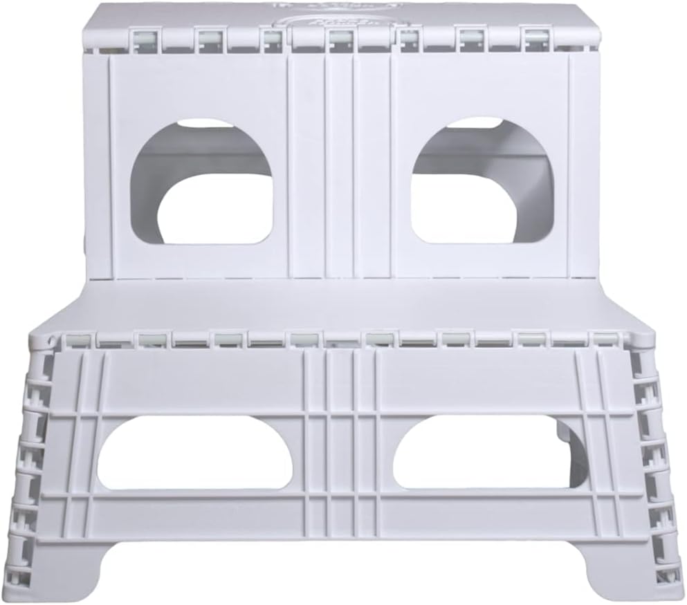Bee Neat 2 Step Folding Stool for Kitchen, Closet, RV & More – Collapsible Step Stool Ladder Ideal for Adults, Seniors, Kids… : Home & Kitchen