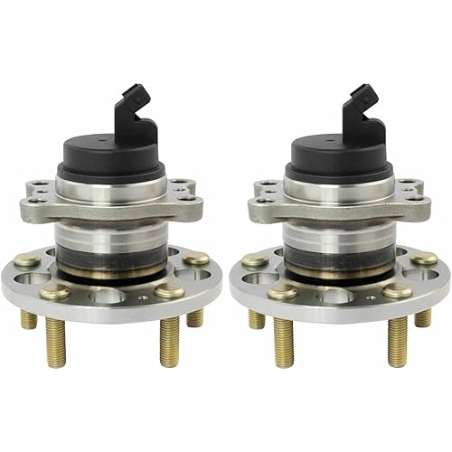 AutoShack HB612497PR Rear Wheel Hub Bearing Pair of 2 Driver and Passenger Side Replacement for 2014 2015 2016 2017 2018 2019 Kia Soul 2015-2019 Soul EV 1.6L 2.0L FWD 5-Lug