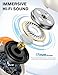 Clip On Open Ear Wireless Earbuds for iPhone 16 Pro Max 15 Plus Samsung S25 Ultra S24 S23, 2025 Sports Bluetooth Earphones HD Sound Comfortable for Small Ears Fitness Headphones for Gym Running Yoga