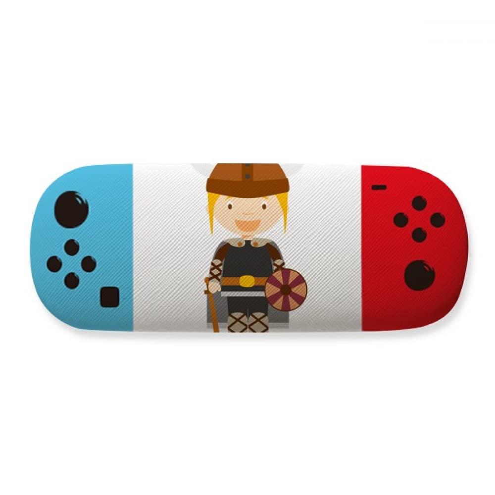 Étui pour lunettes de jeu de qualité supérieure en suède véritable
