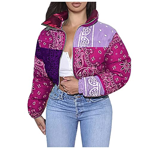 Fannyouth Women's Packable Lightweight Full-Zip Puffer Jacket With Hood Quilted Winter Coat #Pay221117- *89-Christmas Decorations #TOP23