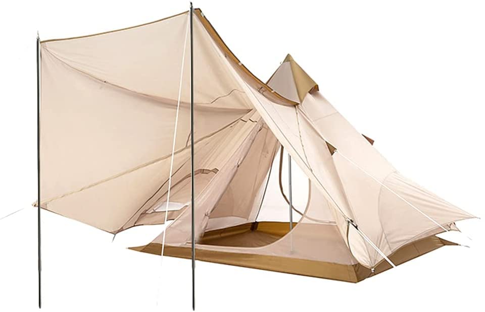 Carpa Familiar Tipo Tipi Grande Impermeable para Camping miniatura 1