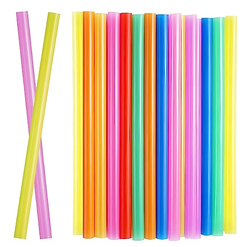 7 Glas-Strohhalme Für Bubble Tea & Smoothies – Wiederverwendbar & Spülmaschinengeeignet