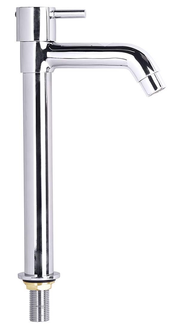 Beyond Desire Florentine Design, Floor Mounted, Brass Tall Pillar Cock Basin Tap with Chrome Plated Mirror Finish (Silver). (B07YKYDD8B) Amazon Price History, Amazon Price Tracker