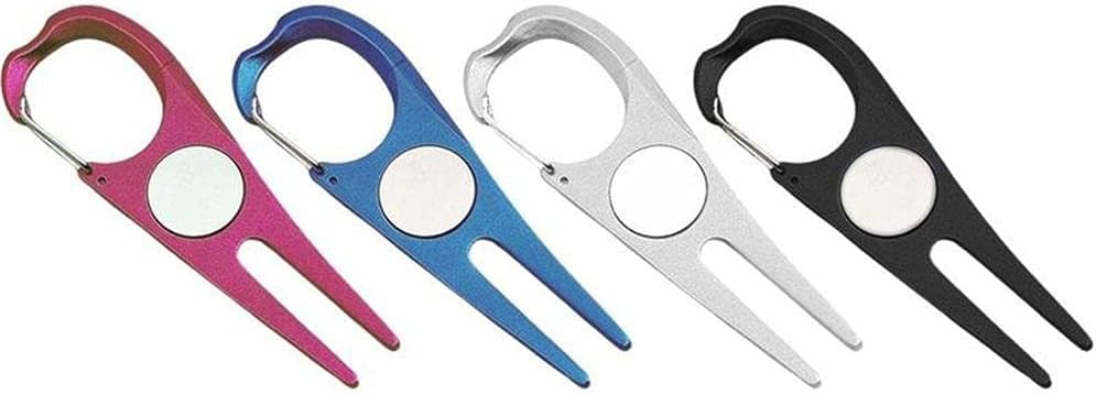 review FSSXE Aluminium Alloy Golf Divot Tool, Multi-Functional Training Aids Ball Fork for Outdoor Divot Repair Tool Golf Pitch Golf Divot Tool