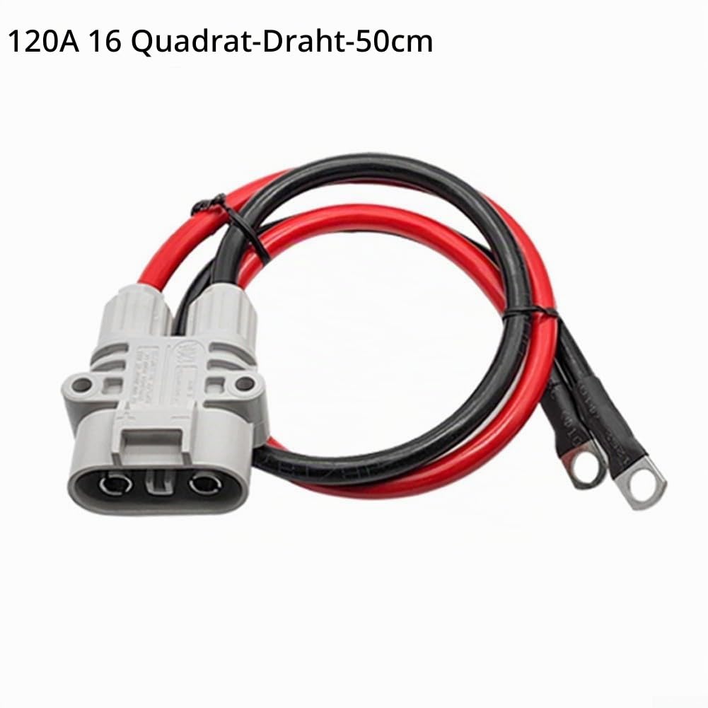 Stecker und Buchse wasserdichter Stecker 120A 1200V für Gabelstaplergenerator Hochstrom elektrische Verbindung Geeignet für Parkklimaanlagen (M und F Draht)