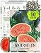 Package of 100 Seeds, Sugar Baby Watermelon (Citrullus lanatus) Seeds by Seed Needs
