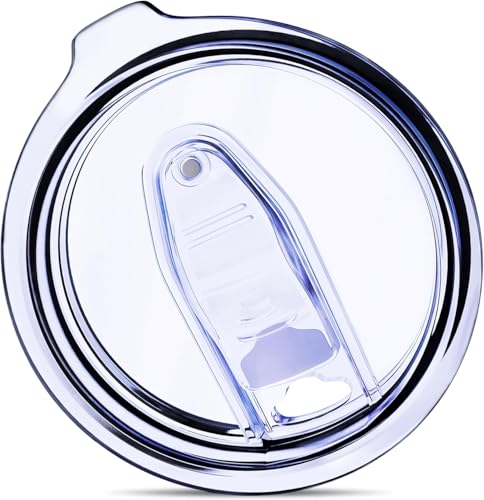 30 oz Pack of 1 Replacement Lid for Yti Tumblers - 3.7 Inch Diameter - Spill Proof Lids Silicon Sliding Covers, Fits Yti Tumblers, Hydro Flsk, Reusable No Leak Design, Splash Resistant 30 oz Mug