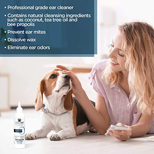 Lillian Ruff Ear Cleaner for Dogs and Otic Wax Solvent with Aloe - Coconut and Lavender Scent - Dissolve Wax and Eliminate Ear Odors with Tea Tree Oil and Bee Propolis - Safe for Sensitive Ears - Thumbnail 5